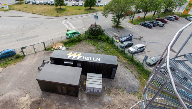 Suvilahden sähkövarasto tositoimissa Suvilahden sähkövarasto tositoimissa