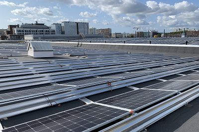 Messukeskus solar power plant