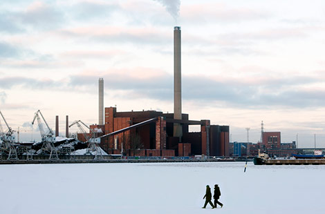 Fjärrvärmerekord i Helsingfors