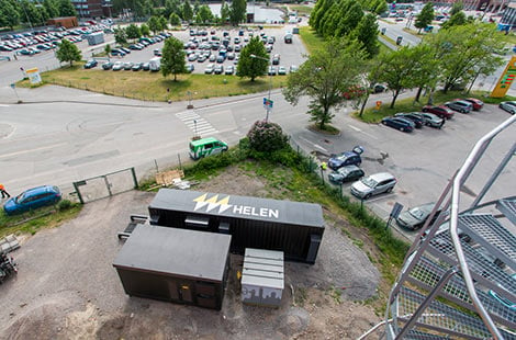 Nordens största ellager byggdes i Södervik