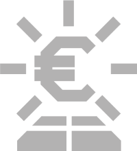 Vi krediterar elen från panelen enligt börspriset på el. 